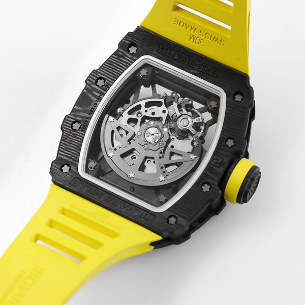 Richard Mille RM 35-02 RAFA Black Case Blue Strap Clone (Copy)