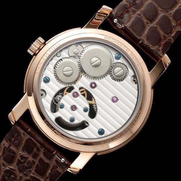 Vacheron Constantin Traditionnelle Tourbillon Rose Gold Case Brown Strap Clone 41mm (Copy)