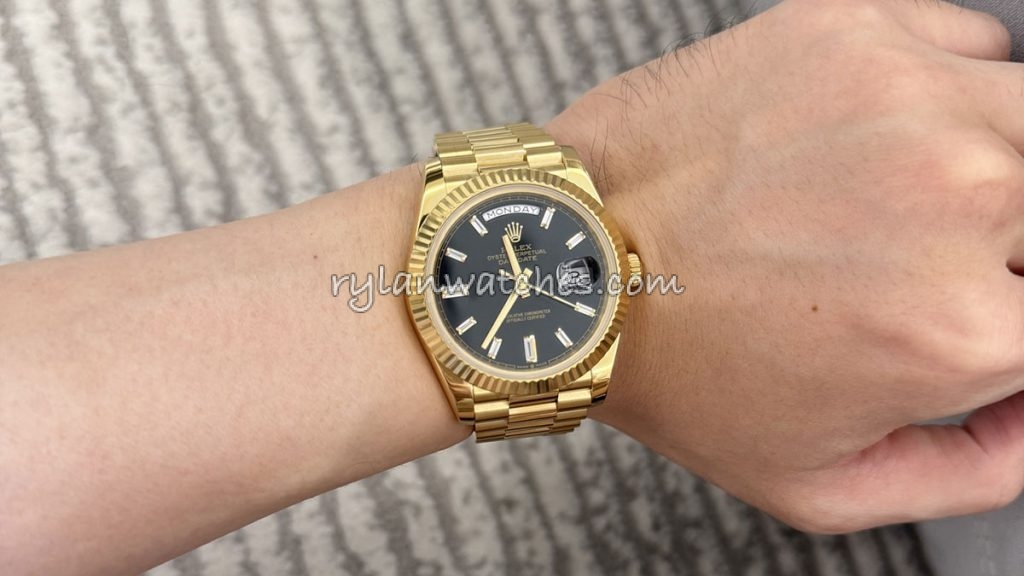 super clone watch user review wrist shot on wrist outdoors
