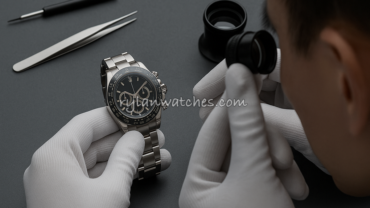 طاولة فحص QC لساعات السوبر كلون 1:1