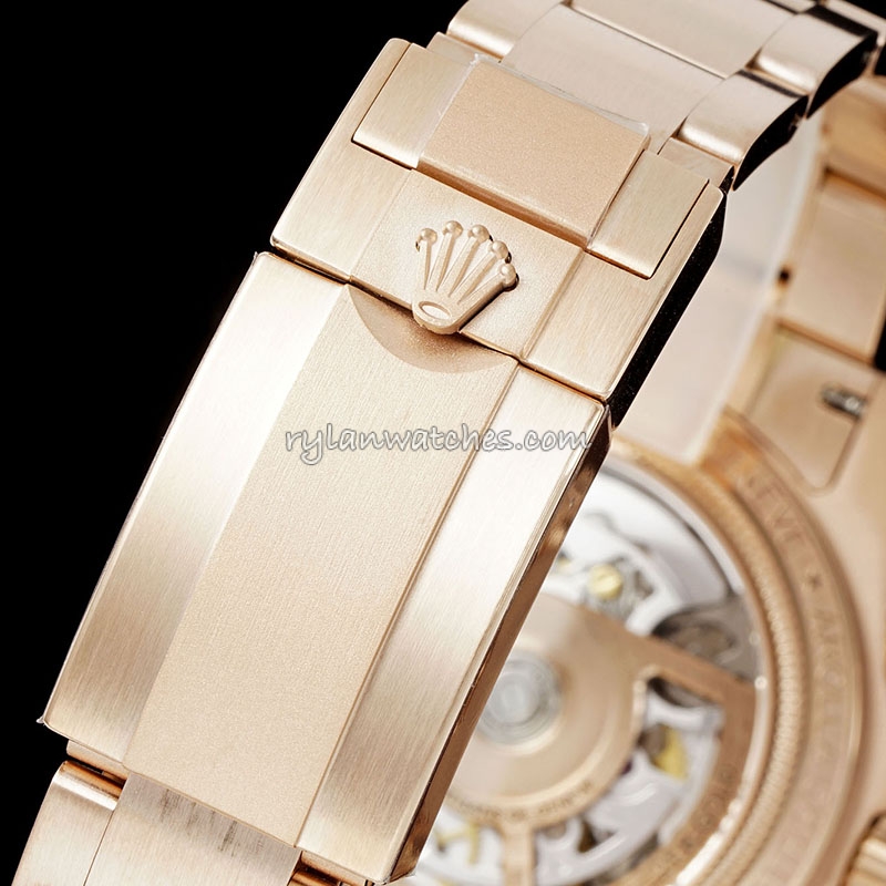 Rolex Daytona Skeleton ADG Rose Gold Bezel Clone 40mm