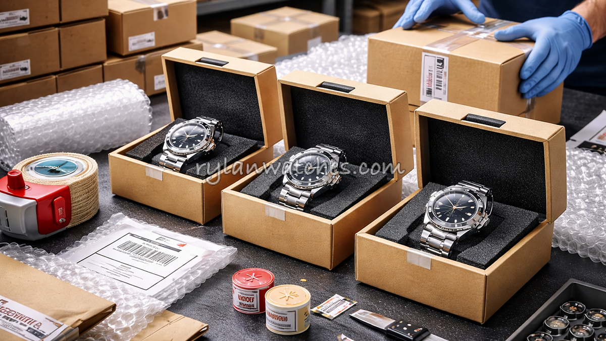 luxury watch secure packaging shipping