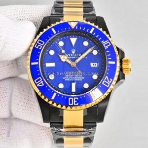 Rolex Sea-Dweller super clone black gold 136660 blue dial watch