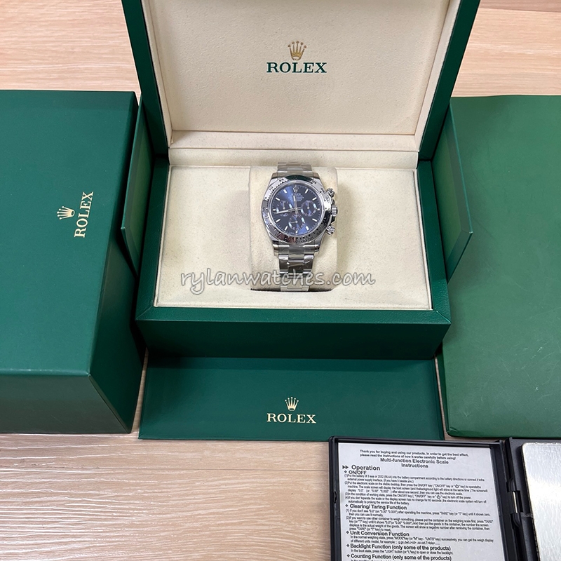 Rolex Daytona 4131 super clone gray dial stainless steel chronograph