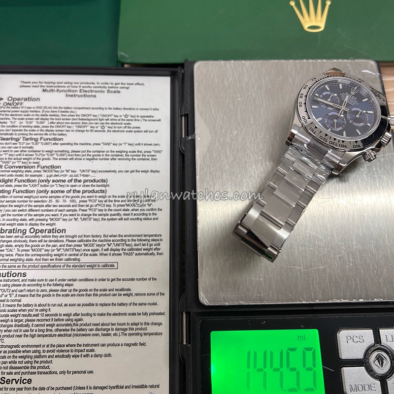 Rolex Daytona 4131 super clone gray dial stainless steel chronograph